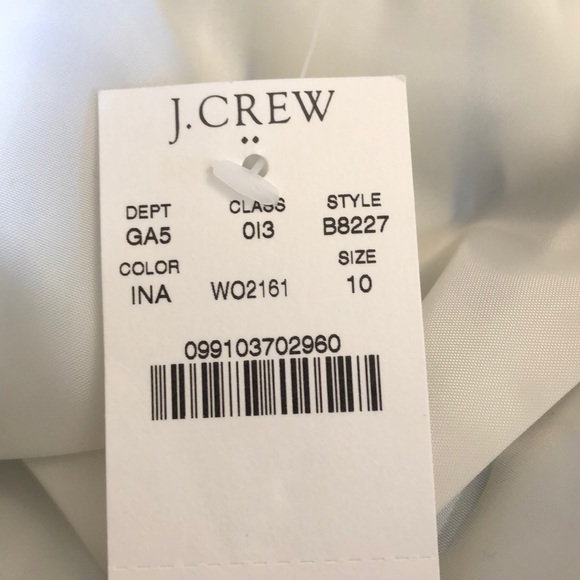 NWT J.Crew Lined Pleated Skirt Sz 10 - Picture 7 of 8